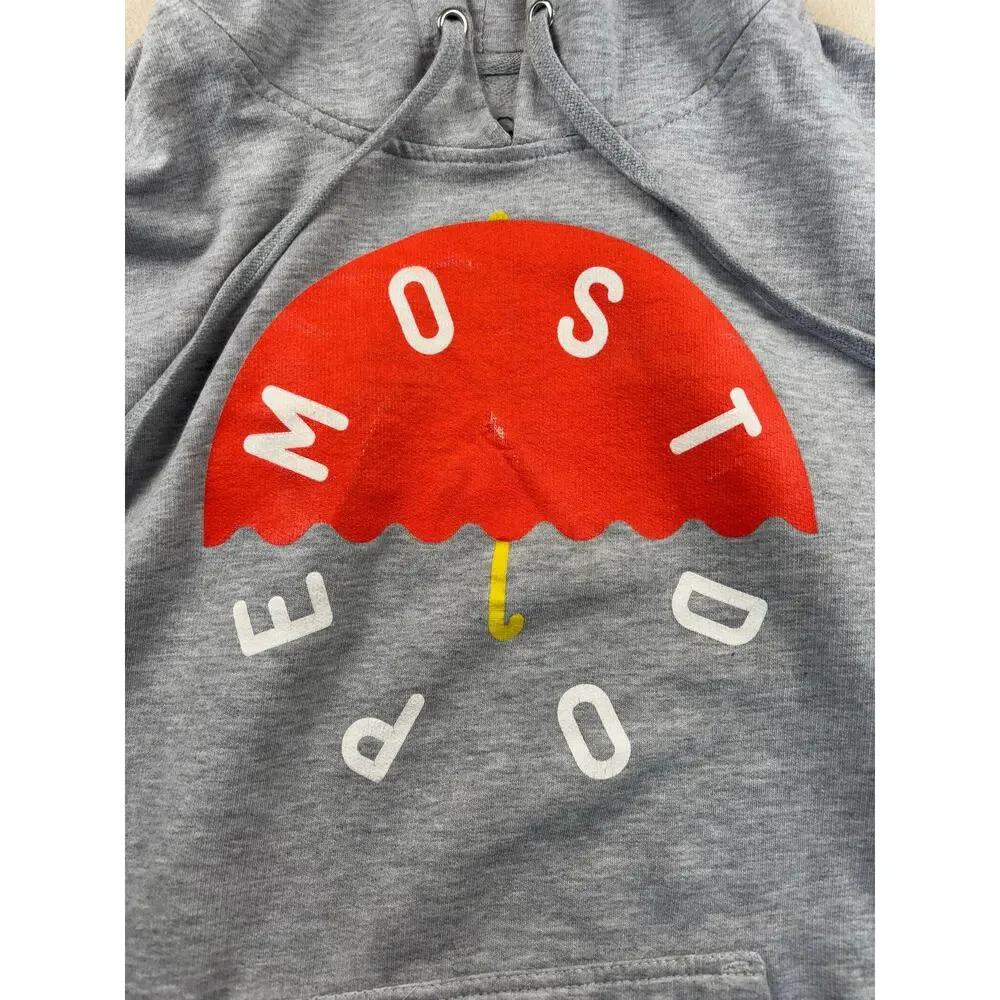 RARE Preowned Authentic Gray Mac Miller Zumiez Most Dope Umbrella Hoodie Size XL